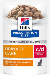Hill's Prescription Diet c/d Multicare Stress Urinary Katzenfutter Huhn Nassfutter Adult 12 x 85 g - 12 x 85 g – Bild 1 von 5