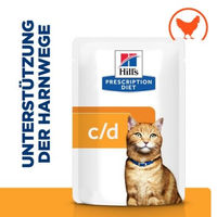 Produktbild von Hill's Prescription Diet c/d Multicare Urinary Care Geflügel Veterinärdiät Nassfutter 24x85 g - 24 x 85 g