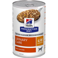 Produktbild von Hill's Prescription Diet c/d Multicare Urinary Care Hund Nassfutter Huhn Ragout Adult 24 x 370 g - 24 x 370 g