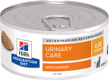 Hill's Prescription Diet c/d Multicare Urinary Care Katzen Nassfutter mit Huhn für adulte Katzen 6 x 156 g - 6 x 156 g – Bild 1 von 2