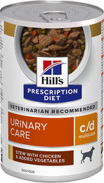 Produktbild von Hill's Prescription Diet c/d Multicare Urinary Care Nassfutter mit Huhn für erwachsene Hunde 48 x 354 g - 48 x 354 g