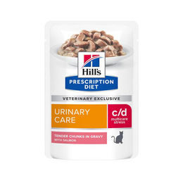 Hill's Prescription Diet c/d Urinary Stress Katzen Nassfutter Lachs 48 x 85 g – Bild 1 von 2