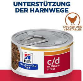 Hill's Prescription Diet c/d Urinary Stress Ragout Katzenfutter Nassfutter 24 x 82 g – Bild 1 von 3