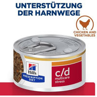 Produktbild von Hill's Prescription Diet c/d Urinary Stress Ragout Katzenfutter Nassfutter 24 x 82 g