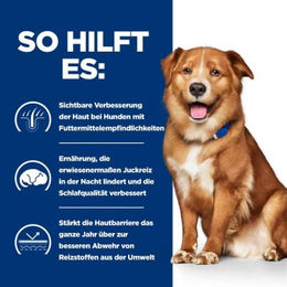 Produktbild von Hill's Prescription Diet Derm Complete Adult Nassfutter für Hunde zur Unterstützung von Haut und Fell 12x370 g - 12 x 370 g