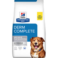Produktbild von Hill's Prescription Diet Derm Complete Hund Diätfutter Trockenfutter für Adult Haut und Fell 12 kg - 2 x 12 kg