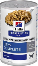 Hill's Prescription Diet Derm Complete Hund Nassfutter Adult Stückchen in Sauce Hypoallergen 24 x 370 g - 24 x 370 g – Bild 1 von 2