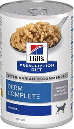 Produktbild von Hill's Prescription Diet Derm Complete Hypoallergenes Nassfutter für erwachsene Hunde 48 x 370 g - 48 x 370 g