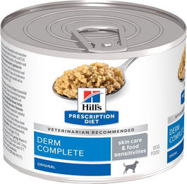 Produktbild von Hill's Prescription Diet Derm Complete Hypoallergenes Nassfutter für Hunde Adult 24 x 200 g - 24 x 200 g