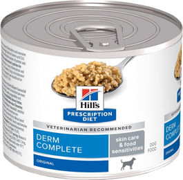 Hill's Prescription Diet Derm Complete Veterinärdiät Nassfutter für Hunde zur Unterstützung von Haut und Fell Monoprotein 12x370 g – Bild 1 von 2