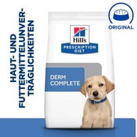 Produktbild von Hill's Prescription Diet Derm Complete Welpen Trockenfutter mit Ei für Haut und Fell 12 kg - 12 kg