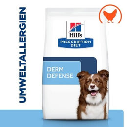Produktbild von Hill's Prescription Diet Derm Defense Trockenfutter für Haut und Fell 2x12 kg - 2 x 12 kg