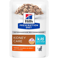 Produktbild von Hill's Prescription Diet Feline k/d Kidney Care Early Stage Katzen Nassfutter mit Huhn 12x85 g