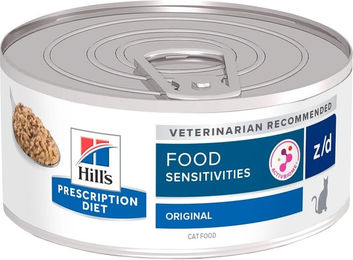 Produktbild von Hill's Prescription Diet Feline z/d Hypoallergenes Nassfutter für Katzen mit Huhn 156 g