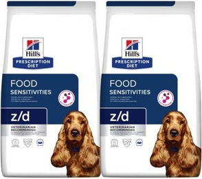 Hill's Prescription Diet Food Sensitivities z/d Hypoallergenes Diätfutter für Hunde Adult 2x10 kg - 2 x 10 kg – Bild 1 von 3