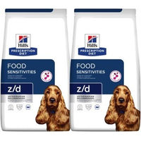Produktbild von Hill's Prescription Diet Food Sensitivities z/d Hypoallergenes Diätfutter für Hunde Adult 2x10 kg - 2 x 10 kg