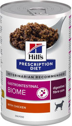 Produktbild von Hill's Prescription Diet Gastrointestinal Biome Hund Nassfutter Huhn Stückchen in Sauce Adult 24 x 370 g - 24 x 370 g