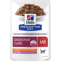 Produktbild von Hill's Prescription Diet i/d Digestive Care Kitten Huhn Stückchen in Sauce 12 x 85 g