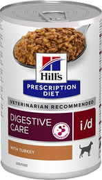 Produktbild von Hill's Prescription Diet i/d Digestive Care Nassfutter für Hunde mit Truthahn Adult 48 x 360 g - 48 x 360 g
