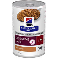 Produktbild von Hill's Prescription Diet i/d Digestive Care Nassfutter für Hunde mit Truthahn Adult 48 x 360 g - 48 x 360 g