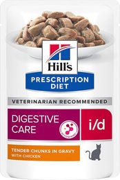 Hill's Prescription Diet i/d Digestive Care Nassfutter für Katzen mit Huhn Adult 12 x 85 g - 12 x 85 g – Bild 1 von 7