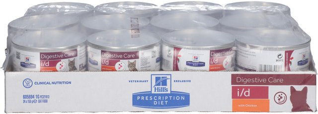 Produktbild von Hill's Prescription Diet i/d Katzenfutter Huhn Nassfutter für adulte Katzen zur Unterstützung der Verdauung