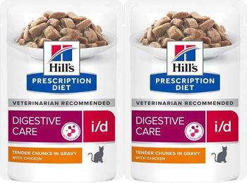 Hill's Prescription Diet i/d Nassfutter für erwachsene Katzen mit Huhn zur Unterstützung der Magen-Darm-Verdauung – Bild 1 von 2