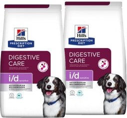 Hill's Prescription Diet i/d Sensitive Trockenfutter für Hunde Adult zur Unterstützung der Verdauung 2x12 kg – Bild 1 von 3