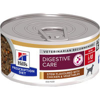 Produktbild von Hill's Prescription Diet i/d Stress Mini Digestive Care Nassfutter Huhn für erwachsene Hunde 48 x 156 g - 48 x 156 g