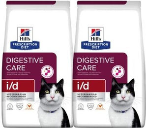 Hill's Prescription Diet i/d Trockenfutter für Katzen Adult zur Unterstützung der Verdauung und des Immunsystems 2x8 kg - 2 x 8 kg – Bild 1 von 2