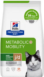 Hill's Prescription Diet j/d Metabolic + Mobility Trockenfutter für Katzen mit Huhn zur Gewichtskontrolle und Gelenkunterstützung 8 kg – Bild 1 von 5