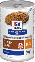 Produktbild von Hill's Prescription Diet k/d Kidney Care Adult Nassfutter für Hunde mit Nierenproblemen Stückchen in Sauce 12 x 350 g - 12 x 350 g