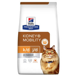 Hill's Prescription Diet k/d + Mobility Katzen Trockenfutter für Nieren und Gelenke 2 x 3 kg – Bild 1 von 3