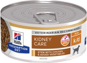 Hill's Prescription Diet k/d Nassfutter Ragout mit Huhn für Hunde und Katzen zur Unterstützung der Nierenfunktion 24x156g - 24 x 156 g – Bild 1 von 2