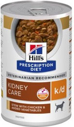 Hill's Prescription Diet Kidney Care k/d Ragout Huhn mit Gemüse für erwachsene Hunde 48x354g – Bild 1 von 3