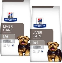 Hill's Prescription Diet l/d Veterinärdiät Trockenfutter für Hunde zur Unterstützung der Leber 2x4 kg - 2 x 4 kg – Bild 1 von 2