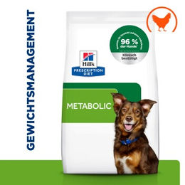 Hill's Prescription Diet Metabolic Gewichtsmanagement Hund Adult Huhn 2 x 12 kg - 12 kg – Bild 1 von 5