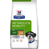 Produktbild von Hill's Prescription Diet Metabolic + Mobility Trockenfutter für kleine Hunde Adult zur Gewichtskontrolle und Gelenkunterstützung Mini 2 x 6 kg - 2 x 6 kg