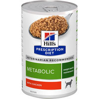 Produktbild von Hill's Prescription Diet Metabolic Nassfutter für erwachsene Hunde mit Huhn zur Gewichtskontrolle 48 x 370 g - 48 x 370 g