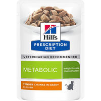 Produktbild von Hill's Prescription Diet Metabolic Nassfutter für erwachsene Katzen zur Gewichtskontrolle 85 g - 12 x 85 g