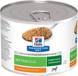 Produktbild von Hill's Prescription Diet Metabolic Nassfutter zur Gewichtskontrolle für erwachsene Hunde mit Huhn 24 x 200 g - 24 x 200 g