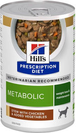 Produktbild von Hill's Prescription Diet Metabolic Ragout Huhn & Gemüse Nassfutter zur Gewichtskontrolle für erwachsene Hunde 48 x 354 g - 48 x 354 g