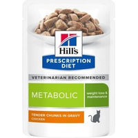 Produktbild von Hill's Prescription Diet Metabolic Weight Management Nassfutter für erwachsene Hunde mit Huhn Geflügel zur Gewichtskontrolle 48x85 g - 48 x 85 g