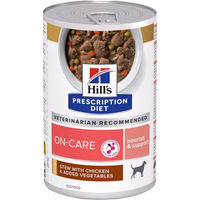 Produktbild von Hill's Prescription Diet On-Care Eintopf mit Huhn für erwachsene Hunde 12 x 354 g - 12 x 354 g