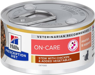 Produktbild von Hill's Prescription Diet On-Care Ragout mit Huhn Nassfutter für erwachsene Hunde 48 x 82 g - 48 x 82 g