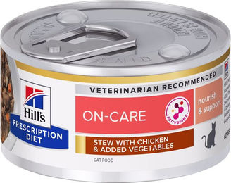 Hill's Prescription Diet ON-Care Stew Diätfutter Nassfutter für Katzen 24 x 82 g – Bild 1 von 2