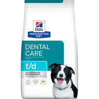 Produktbild von Hill's Prescription Diet t/d Dental Care Hundetrockenfutter zur Zahngesundheit Adult 4 kg - 4 kg