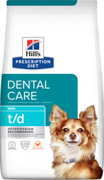 Hill's Prescription Diet t/d Mini Hundetrockenfutter für erwachsene kleine Hunde zur Zahnpflege 3 kg - 3 kg – Bild 1 von 10