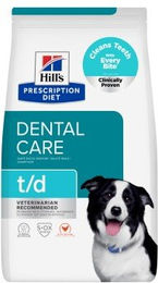 Hill's Prescription Diet t/d Trockenfutter zur Zahnpflege und Zahnreinigung 2x10 kg - 2 x 10 kg – Bild 1 von 3