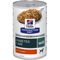 Produktbild von Hill's Prescription Diet w/d Diabetes Care Adult Nassfutter mit Huhn zur Gewichtskontrolle 12 x 370 g - 12 x 370 g